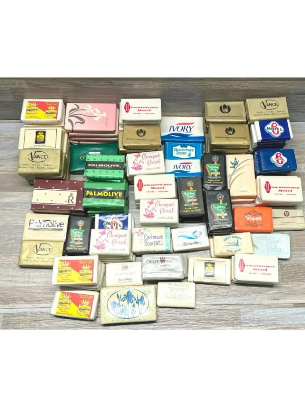 Lot 125+ Vintage Travel Soap Bars Hotel Motel Airline Guest Assorted Brands